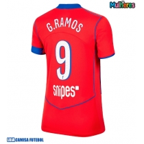 Camisa de Futebol Paris Saint-Germain Goncalo Ramos #9 Equipamento Alternativo Mulheres 2025-26 Manga Curta